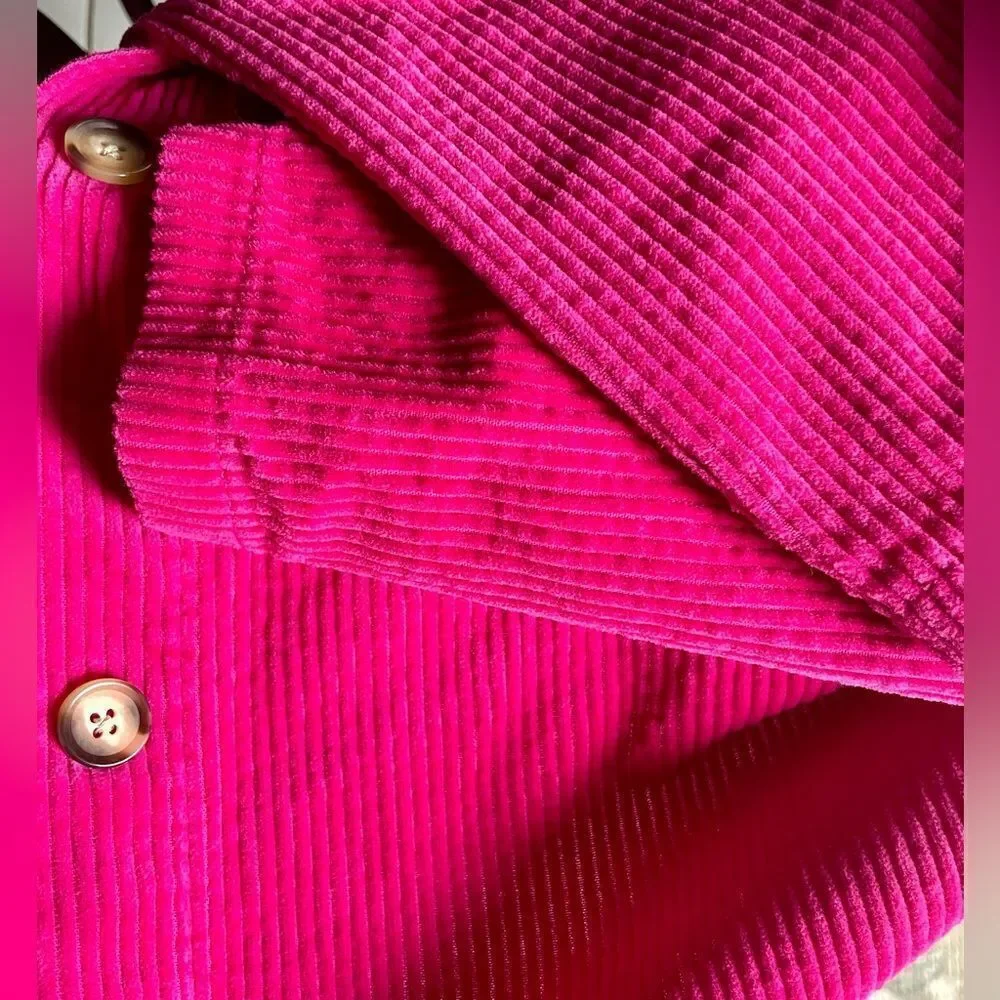 Wonder Nation Kids l Hot Pink Corduroy Jacket l XL (14-16) l EUC